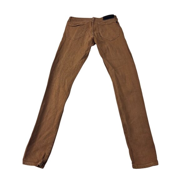 !IT Womens Ultra Skinny Jeans W28 Brown Cotton & Spandex Made In USA - Picture 2 of 11